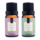 Kit 2 Essencias Aromatizantes 10ml Clássica Aromas Bamboo e Lavanda - Via Aroma