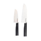 Kit 2 Facas Santoku Capa Protetora Aço Japonês Kitchenaid