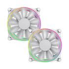 Kit 2 Fan Cooler Argb White Gamemax Big Bowl Dbb-w