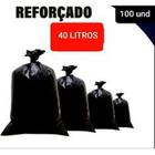 KIT 2 FARDOS SACO DE LIXO 40 LITROS 200 unidades