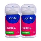Kit 2 Fita Dental Sanifill Menta 125m 1 Unidade