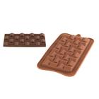 Kit 2 Forma Molde de Silicone Piramide Bombom Chocolate Trufas Rosa Páscoa Gelo Coração