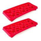 Kit 2 Formas de Plástico para Gelo Chocolote do Mickey Mouse