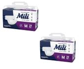 Kit 2 Fralda Geriátrica Vita Care Premium Tam M 27Un - Mili