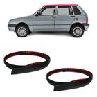 KIT 2 Frisos Calha Teto Fiat Uno Mille 4 Portas 1984 1985