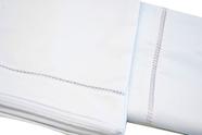 Kit 2 fronhas ponto palito algodão para travesseiro 70X50 CM Com Ziper