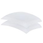 Kit 2 Fronhas Travesseiro 50x70cm Cetim 300 Fios Vision New Colors Branco Buddemeyer