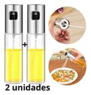 Kit 2 Galheteiro Spray Pulverizador em Aço Inox Azeite Vinagre