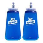 Kit 2 Garrafas Dobrável Soft Flask HUPI 350Ml