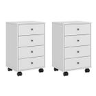 Kit 2 Gaveteiros 4 Gavetas Presence