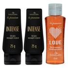 Kit 2 Gel Lubrificante Intense + 1 Óleo De Massagem Sensual Love - Sofisticatto