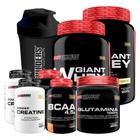 Kit 2 Giant Whey 900G+ 2 Bcaa 100G+ 2 Power - Bodybuilders