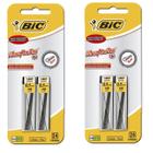 Kit 2 Grafite para Lapiseira BIC 0,5mm 4un com 24 Grafites