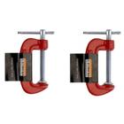 Kit 2 Grampo Fixação Marcenaria Tipo C Leve Starfer 4"