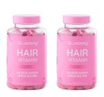 Kit 2 Gummmy Hair Vitamin Cabelos/unhas 60 Goma Tutti-frutti