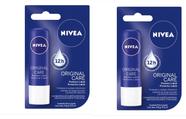 Kit 2 Hidratantes Labiais Original Nivea 4,8g - Beiersdorf