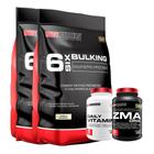 Kit 2 Hipercalórico 6 Six Bulking 6Kg+ Zma 120 Cáps+ Daily - Bodybuilders