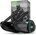 Kit 2 Intercomunicador Ejeas Q8 Par Fone Bluetooth Moto Capacete Conecta Até 6 1000m Bateria 29hs