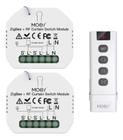 Kit 2 Interruptor Cortina Zigbee+rf Casa Inteligent+controle