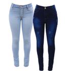 Kit 2 Jeans Feminina Calça Skinny Modelo e Cores