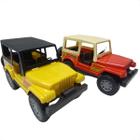 Kit 2 Jeep Miniatura OffRoad Brinquedo Carro 4x4 Trilha