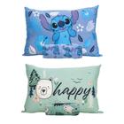 Kit 2 Jogo de Lencol Cama Solteiro Lilo Stitch Disney e Urso - Portallar