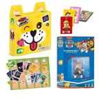 Kit 2 Jogos de Cartas Infantil Copag Patrulha Canina + Cães Pop Batalha de Likes