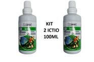 kit 2 labcon ictio 100ml remedio para ictio aquario