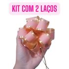 Kit 2 Laços Bola Prontos Presente Aniversário Mães Namorados