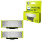 Kit 2 Lamina Refil Barbeador Eletrico Philips Oneblade Qp210