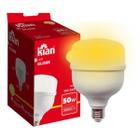 Kit 2 Lampada AMARELA LED 50w E27 3000k Iluminação externa - Kian