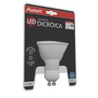 Kit 2 Lampada Led Dicroica Mr16 Gu10 4,8w Branco Frio 6500k