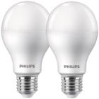 Kit 2 Lâmpadas Led Philips 16w Branco Frio 6500K E27 Equivale 100w Luz Branca Bulbo Super Led Residencial Bivolt
