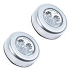 Kit 2 Lâmpadas Luminárias Adesivo Colante Toque Sem Fio Led