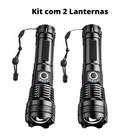 Kit 2 Lanternas Mais Forte Do Mundo Ultra Potente Sitio Fazenda P50 T9