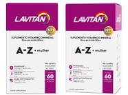Kit 2 Lavitan Mulher Vitaminas De A a Z com 60cp - Cimed