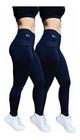 Kit 2 Legging Suplex Poliamida Com Bolso Lateral Corrida