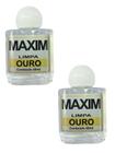 Kit 2 Limpa Jóias Verdadeiras Ouro Puro 18K Maxim 40Ml