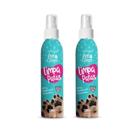 Kit 2 Limpa patas cachorro caes gatos Spray Higienizador de Patinhas Original Pet Clean 120ml cada