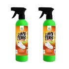 Kit 2 limpa tênis spray limpador a seco limpeza maxbio 500ml