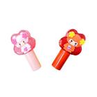 Kit 2 lip gloss hidratante glitter formato borboleta infantil com bonequinha fofa