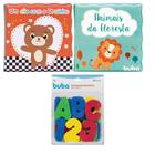 Kit 2 Livrinhos Educativo E 1 Letras E Números Brinquedo