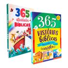 Kit 2 Livros 365 Histórias Bíblicas Narradas com Carinho + 365 Atividades Bíblicas - Todo Livro