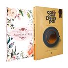 Kit 2 Livros Café com Deus Pai + Devocional Amando a Deus - Flores