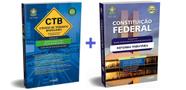 Kit 2 Livros Código De Trânsito Brasileiro + Constituição Federal com Reforma tributária