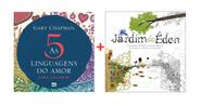 Kit 2 Livros De Colorir Jardim Do Éden + As 5 Linguagens do amor