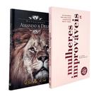 Kit 2 Livros Devocional Amando a Deus - Leão + Mulheres Improváveis