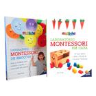 Kit 2 Livros Escolinha Laboratório Montessori  Emoções + Em Casa