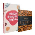 Kit 2 Livros Minhas Anotações Bíblicas Boho + Oração de Jabez - Bruce Wilkinson