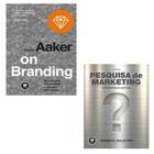 Kit 2 livros: on branding - 20 princípios que decidem o sucesso das marcas + pesquisa de marketing